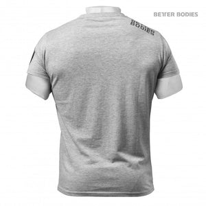 Better Bodies Basic Logo Tee - Greymelange