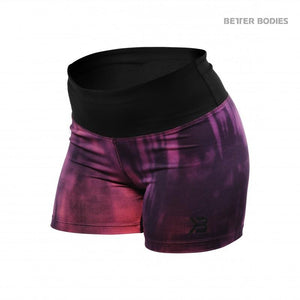 Better Bodies Grunge Shorts - Fiery Coral - Urban Gym Wear