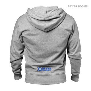 Better Bodies Jersey Hoodie - Greymelange - Urban Gym Wear