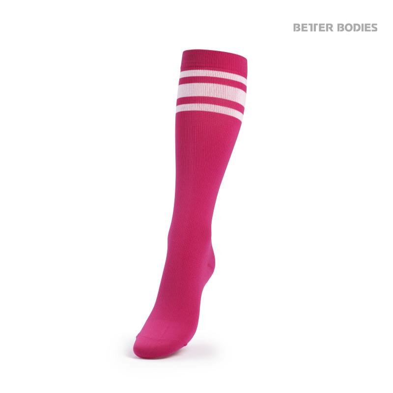 Better Bodies Knee Socks - Hot Pink - Urban Gym Wear
