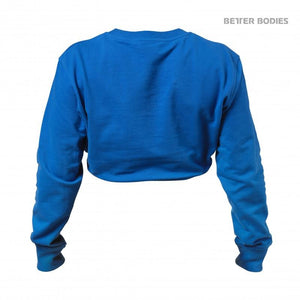 Better Bodies Madison Cropped L-S - Strong Blue - Urban Gym Wear