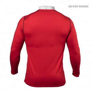Better Bodies Performance Long Sleeve - Red - Urban Gym Wear