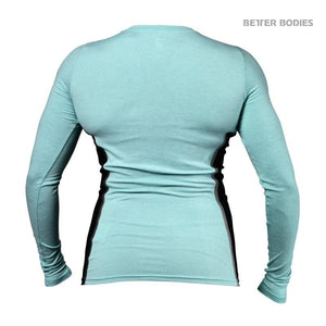 Better Bodies Performance Shape Long Sleeve - Light Aqua - Urban Gym Wear