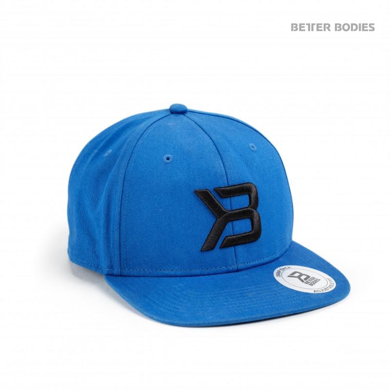 Better Bodies Twill Flat Bill Cap - Strong Blue - Urban Gym Wear