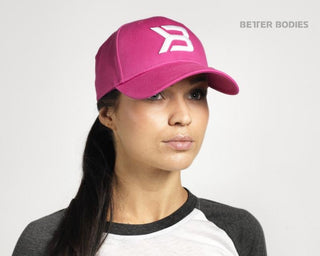 Better Bodies Womens Baseball Cap - Hit Pink - Urban Gym Wear