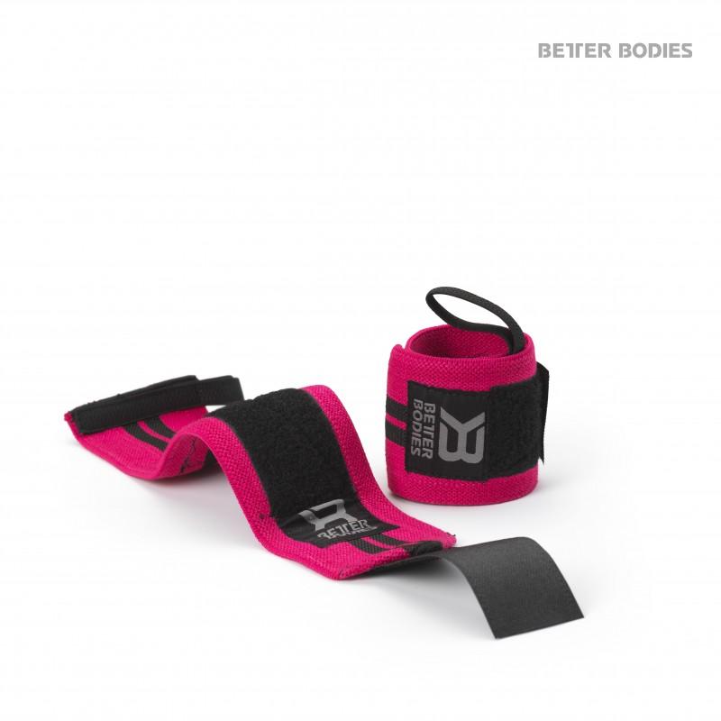 Better Bodies Women's Wrist Wraps - Hot Pink - Urban Gym Wear