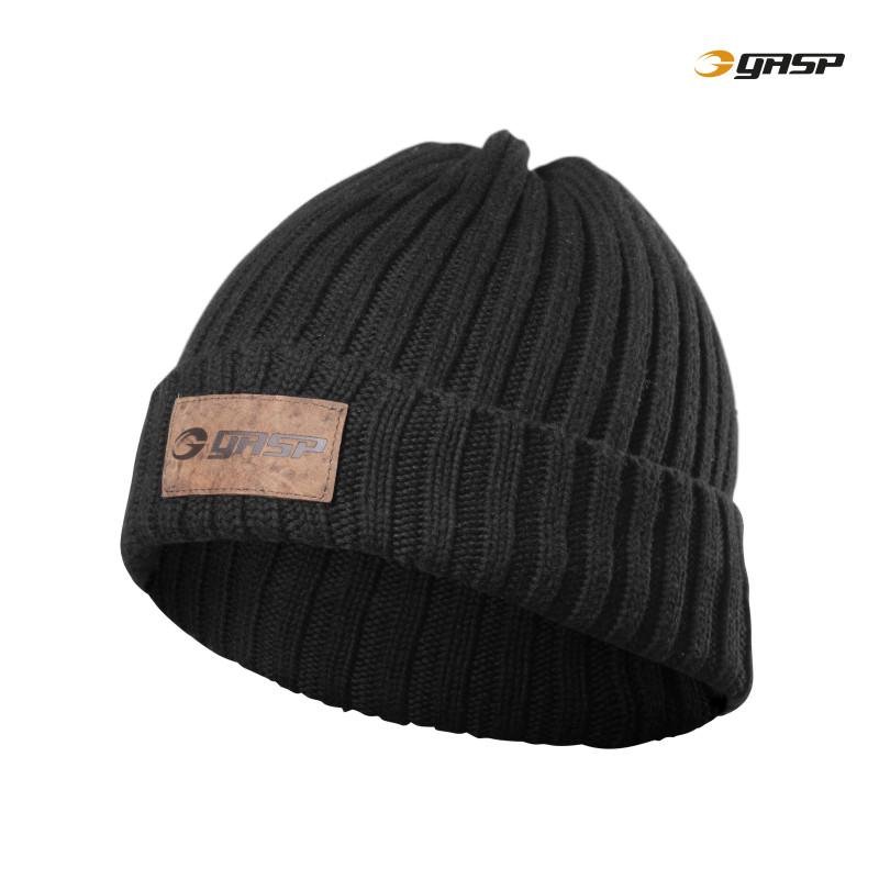 GASP Heavy Knitted Hat - Black - Urban Gym Wear