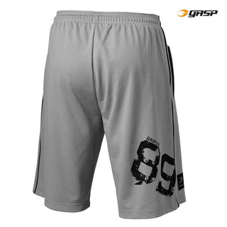GASP No.89 Mesh Shorts - Light Grey - Urban Gym Wear