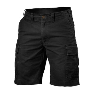 GASP Rough Cargo Shorts - Wash Black - Urban Gym Wear
