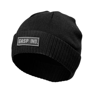 GASP Throwback Beanie - Black - Urban Gym Wear