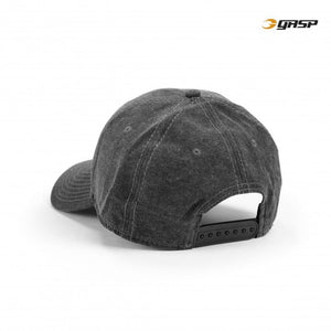 GASP Throwback Cap - Wash Black - Urban Gym Wear