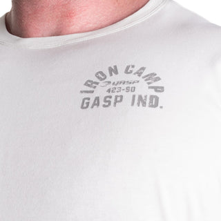 GASP Throwback Tee V2 - Off White - Urban Gym Wear