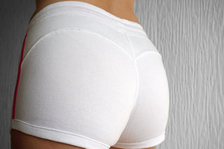 Gavelo Womens Victory Shorts - White - Urban Gym Wear