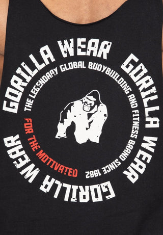 Gorilla Wear Melrose Stringer - Black - Urban Gym Wear