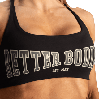 Better Bodies 1982 Strappy Bra - Black - Urban Gym Wear