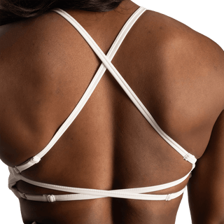 Better Bodies 1982 Strappy Bra - White - Urban Gym Wear