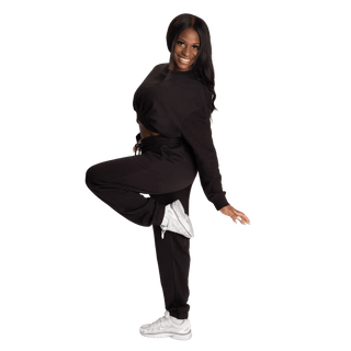 Better Bodies BB Crop Sweater - Black - Urban Gym Wear