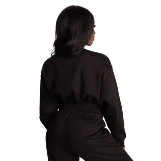 Better Bodies BB Crop Sweater - Black - Urban Gym Wear