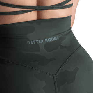 Better Bodies BB Standard Shorts - Deep Forest Camo - Urban Gym Wear