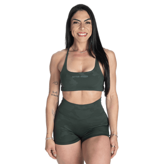 Better Bodies BB Strappy Bra - Deep Forest Camo - Urban Gym Wear