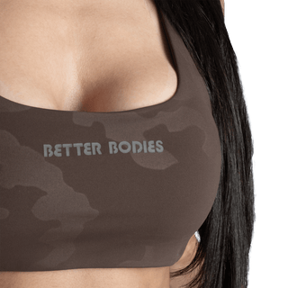 Better Bodies BB Strappy Bra - Timber Camo - Urban Gym Wear