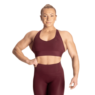 Better Bodies Core Sports Bra - Maroon - Urban Gym Wear