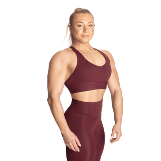 Better Bodies Core Sports Bra - Maroon - Urban Gym Wear