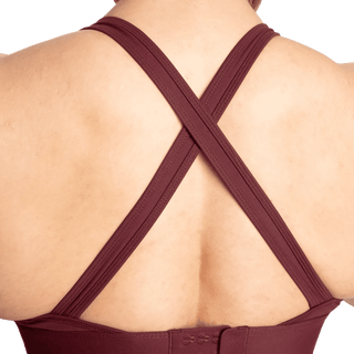Better Bodies Core Sports Bra - Maroon - Urban Gym Wear