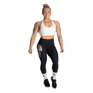 Better Bodies Core Sports Bra - White - Urban Gym Wear