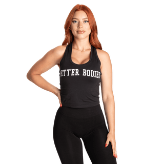 Better Bodies Crop T - Back - Black/White - Urban Gym Wear