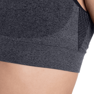 Better Bodies Curve Scrunch Bra - Black Melange - Urban Gym Wear