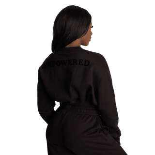 Better Bodies Empowered Crop Sweater - Black - Urban Gym Wear