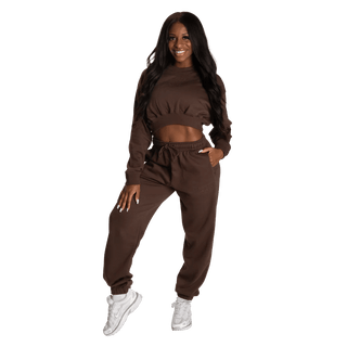 Better Bodies Empowered Crop Sweater - Timber - Urban Gym Wear
