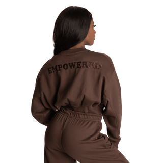 Better Bodies Empowered Crop Sweater - Timber - Urban Gym Wear