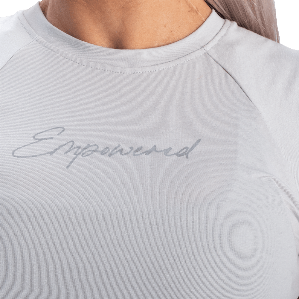 Better Bodies Empowered Tee - Frost Grey - Urban Gym Wear