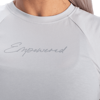 Better Bodies Empowered Tee - Frost Grey - Urban Gym Wear