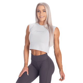 Better Bodies Empowered Tee - Frost Grey - Urban Gym Wear