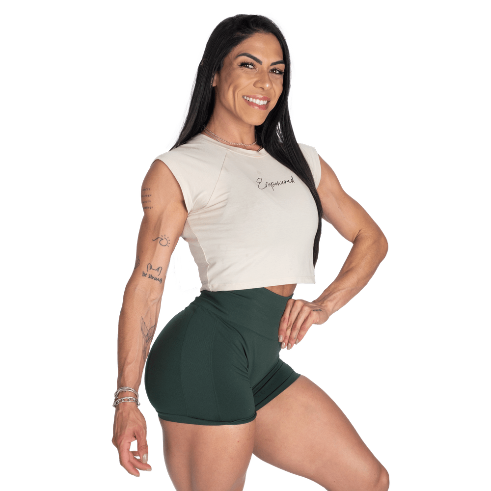 Better Bodies Empowered Tee - Light Desert - Urban Gym Wear