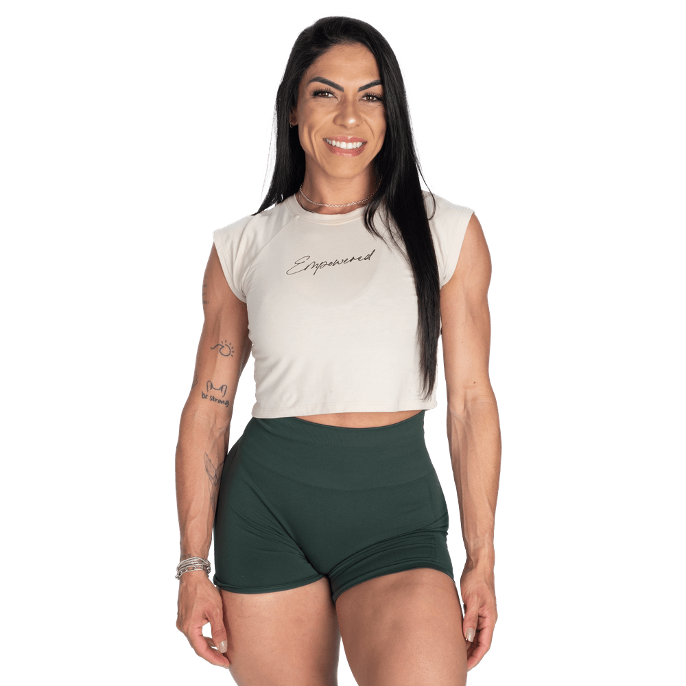 Better Bodies Empowered Tee - Light Desert - Urban Gym Wear