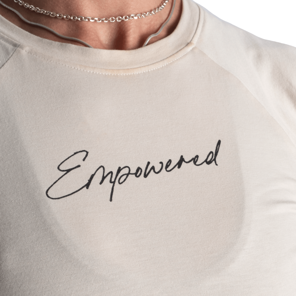 Better Bodies Empowered Tee - Light Desert - Urban Gym Wear