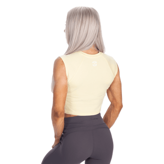 Better Bodies Empowered Tee - Washed Yellow - Urban Gym Wear