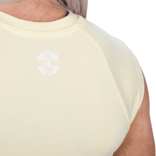 Better Bodies Empowered Tee - Washed Yellow - Urban Gym Wear