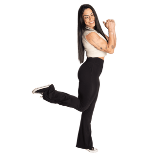 Better Bodies Flare Pants - Black - Urban Gym Wear