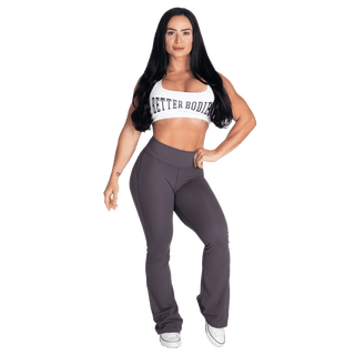 Better Bodies Flare Pants - Iron - Urban Gym Wear