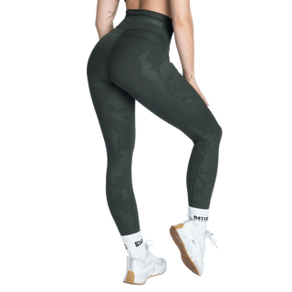 Better Bodies High Waist Leggings - Deep Forest Camo - Urban Gym Wear