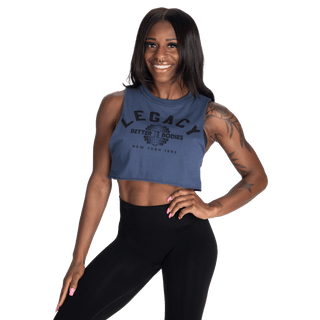 Better Bodies Legacy Cut Tank - Sky Blue - Urban Gym Wear