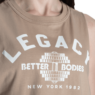 Better Bodies Legacy Cut Tank - Washed Desert - Urban Gym Wear