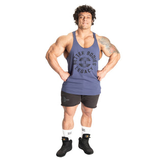 Better Bodies Legacy Original Stringer - Sky Blue - Urban Gym Wear