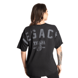 Better Bodies Legacy Oversized Tee - Washed Black - Urban Gym Wear