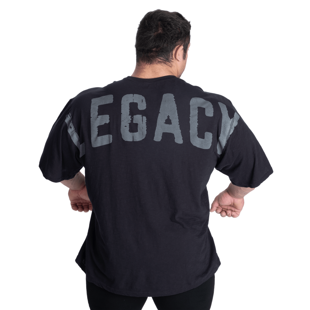 Better Bodies Legacy Slub Iron Tee - Washed Black - Urban Gym Wear